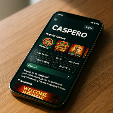 Caspero Casino Mobile Experience - Responsive Design on iOS and Android